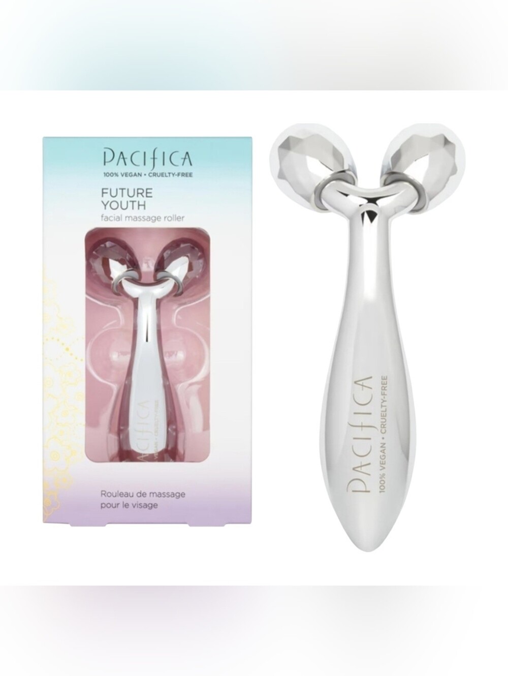 Pacifica Future Youth Gravity Rebound Facial Massage Roller ~ NIB